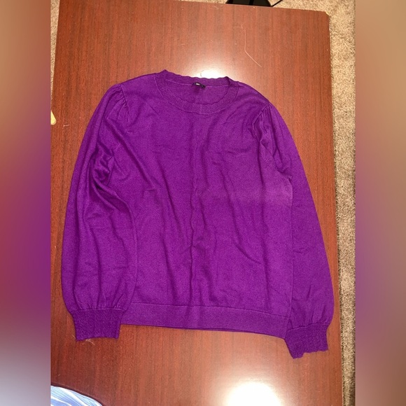 Talbots SCALLOP TRIM PULLOVER SWEATER - Picture 2 of 7